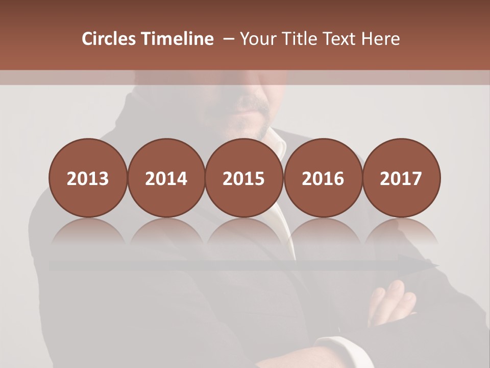 Portrait Of Angry Man PowerPoint Template