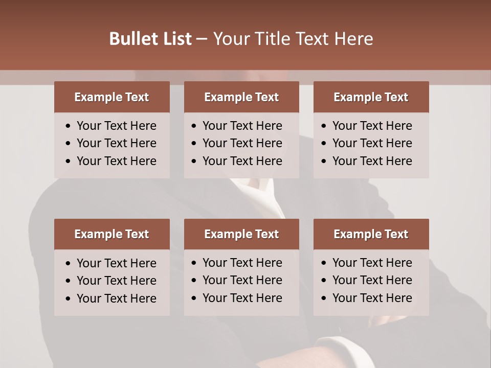 Portrait Of Angry Man PowerPoint Template
