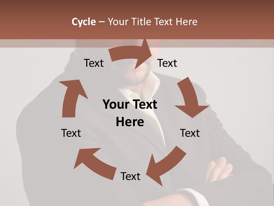 Portrait Of Angry Man PowerPoint Template