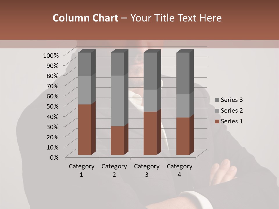 Portrait Of Angry Man PowerPoint Template