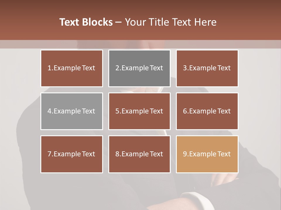 Portrait Of Angry Man PowerPoint Template