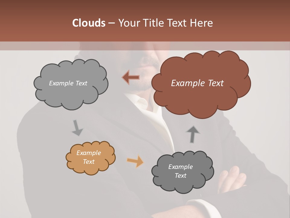 Portrait Of Angry Man PowerPoint Template