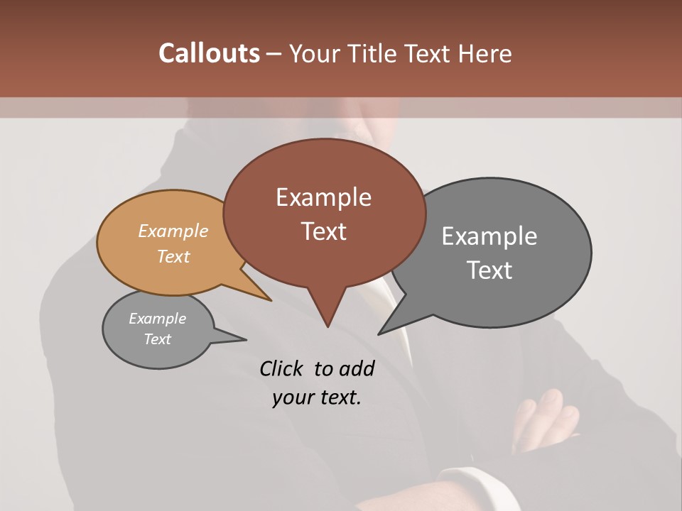 Portrait Of Angry Man PowerPoint Template