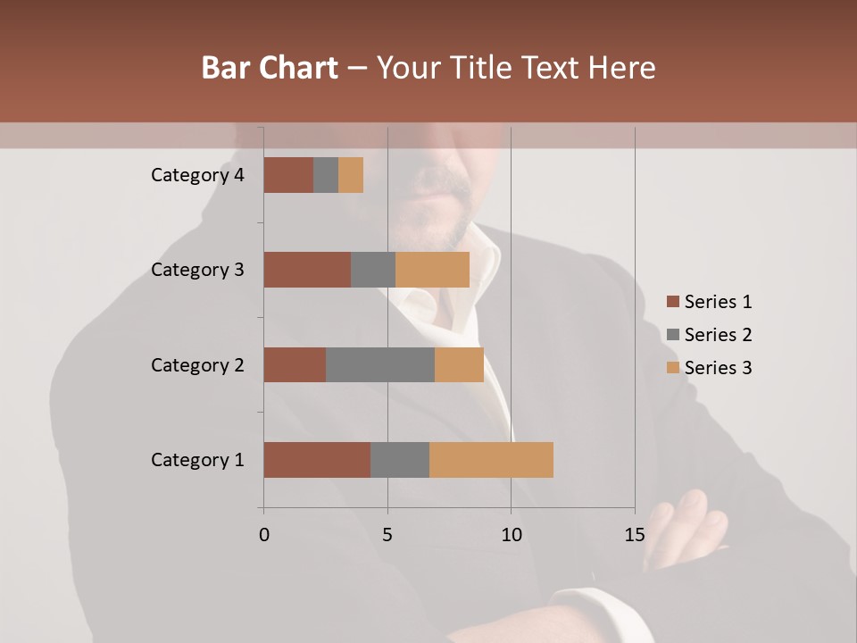 Portrait Of Angry Man PowerPoint Template