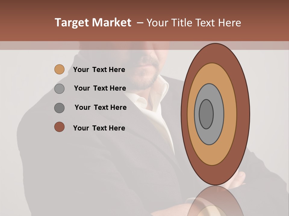 Portrait Of Angry Man PowerPoint Template