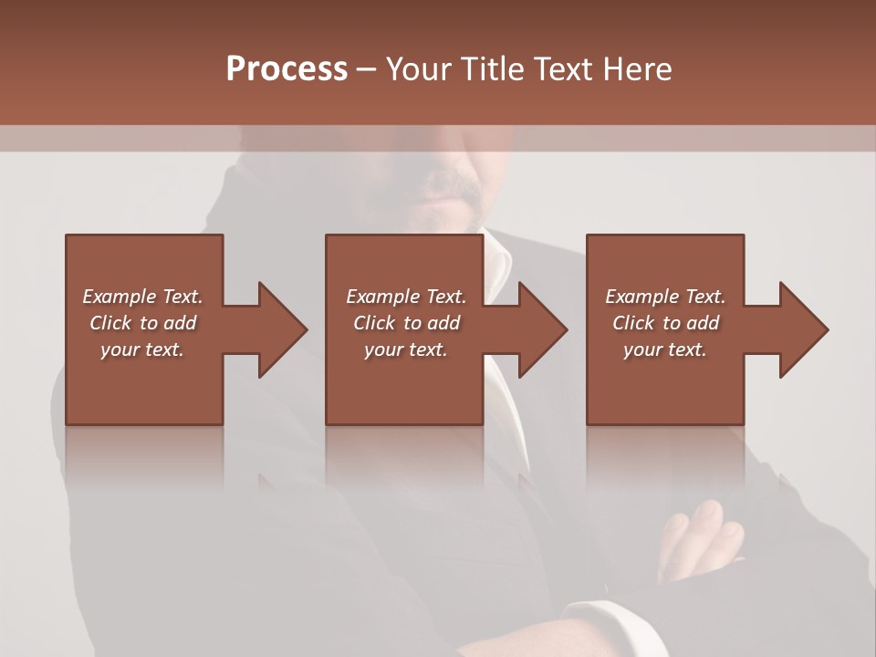 Portrait Of Angry Man PowerPoint Template