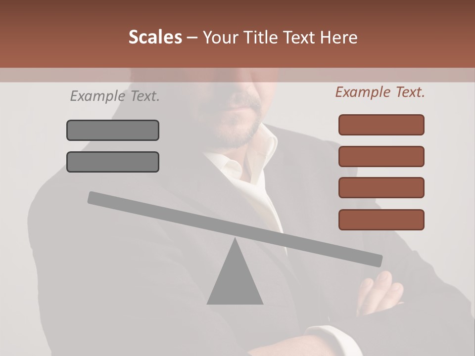 Portrait Of Angry Man PowerPoint Template