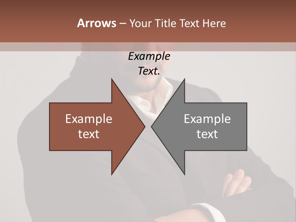 Portrait Of Angry Man PowerPoint Template