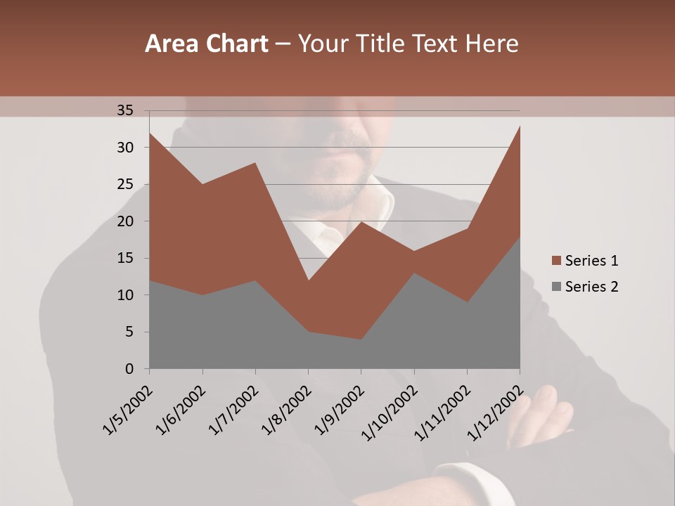 Portrait Of Angry Man PowerPoint Template