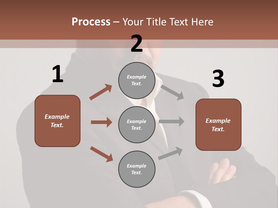 Portrait Of Angry Man PowerPoint Template