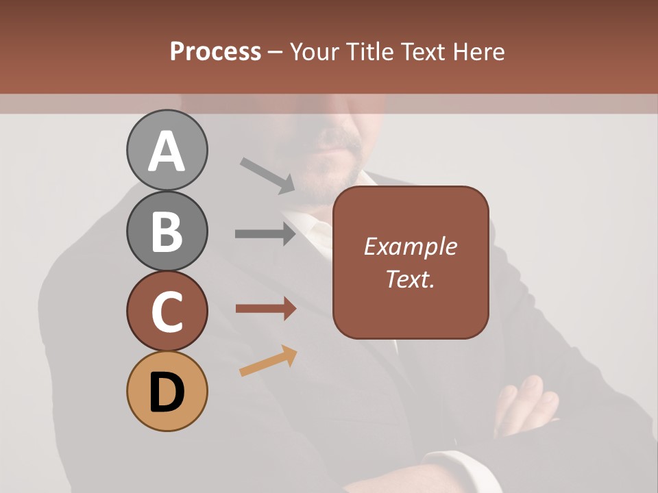 Portrait Of Angry Man PowerPoint Template