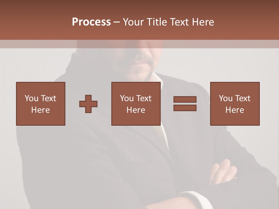 Portrait Of Angry Man PowerPoint Template