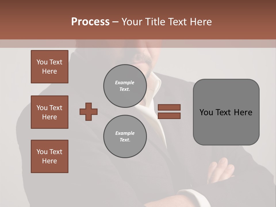 Portrait Of Angry Man PowerPoint Template