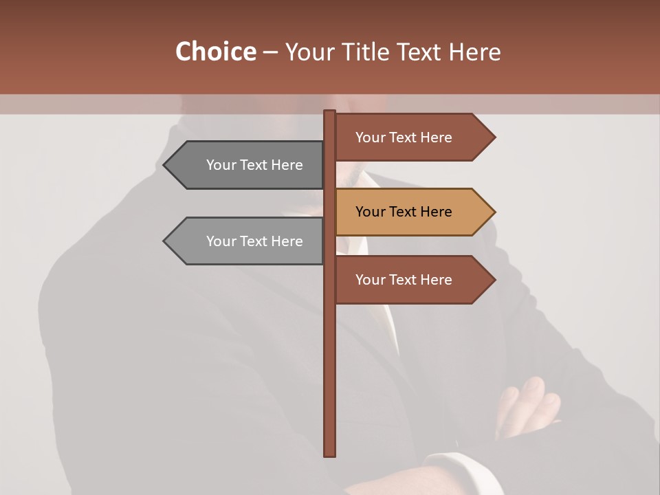 Portrait Of Angry Man PowerPoint Template