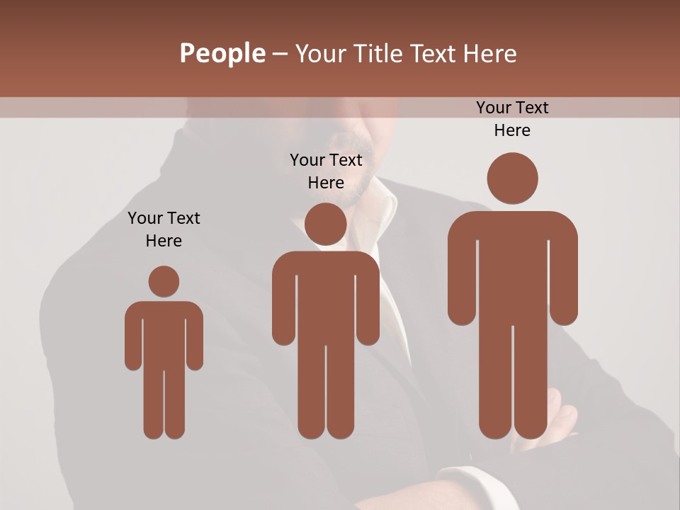 Portrait Of Angry Man PowerPoint Template
