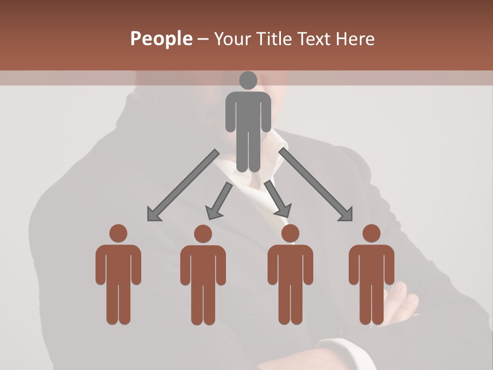 Portrait Of Angry Man PowerPoint Template