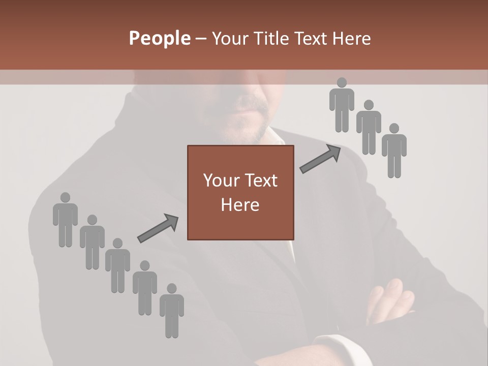 Portrait Of Angry Man PowerPoint Template