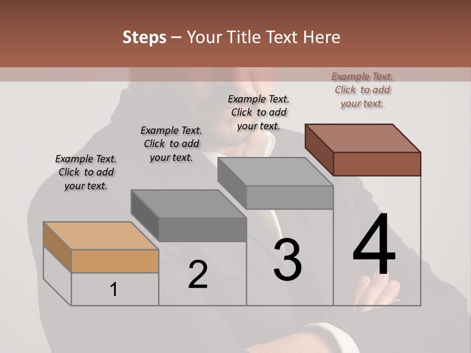 Portrait Of Angry Man PowerPoint Template