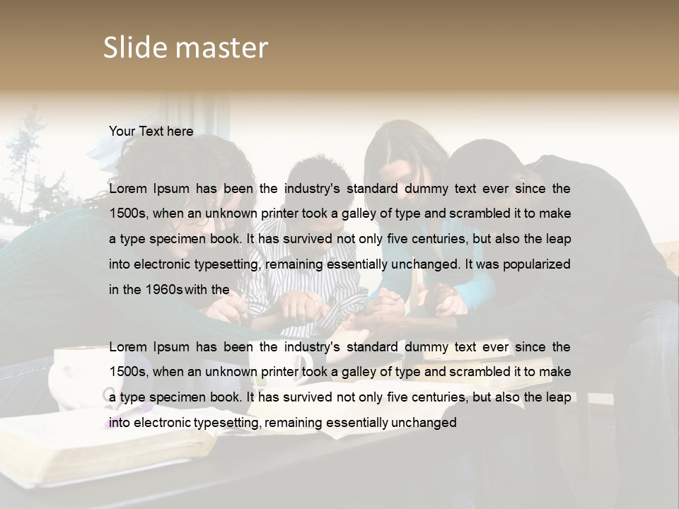 A Panoramic View Of Cincinnati Ohio PowerPoint Template