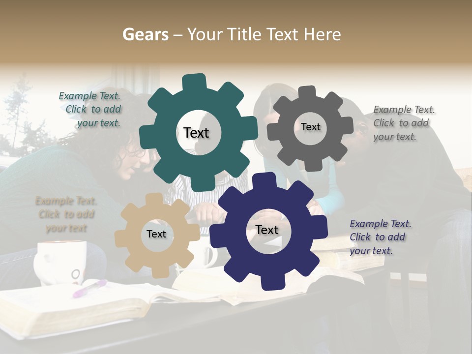 A Panoramic View Of Cincinnati Ohio PowerPoint Template