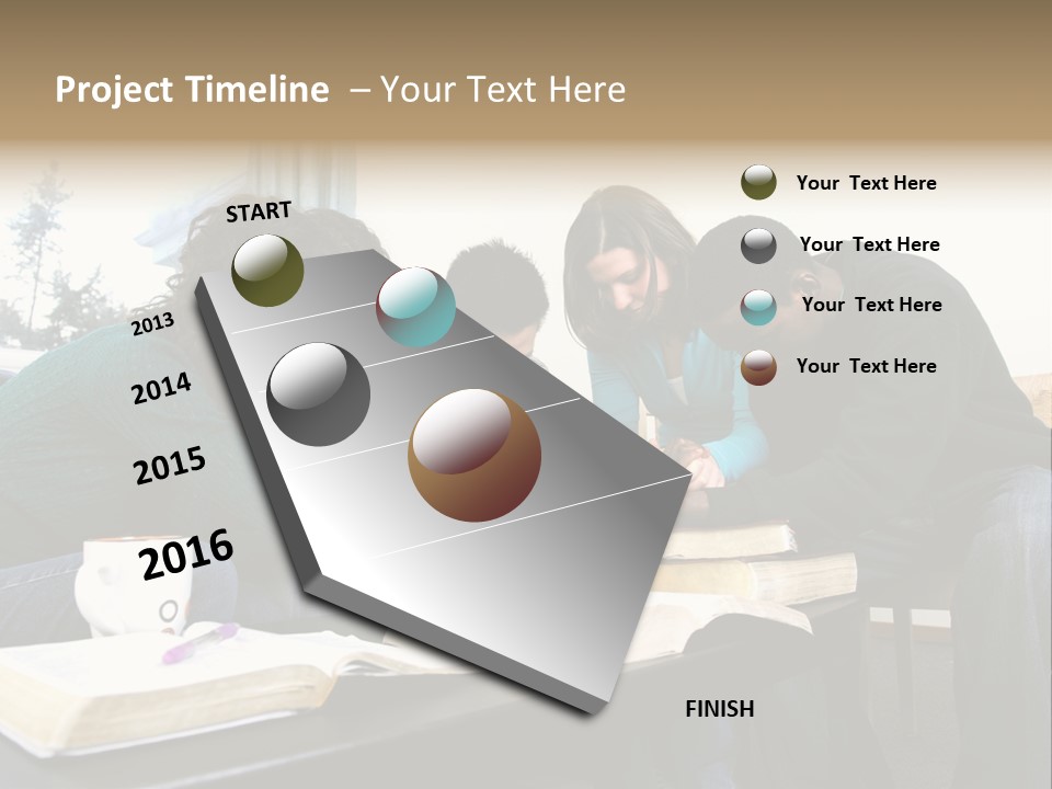 A Panoramic View Of Cincinnati Ohio PowerPoint Template