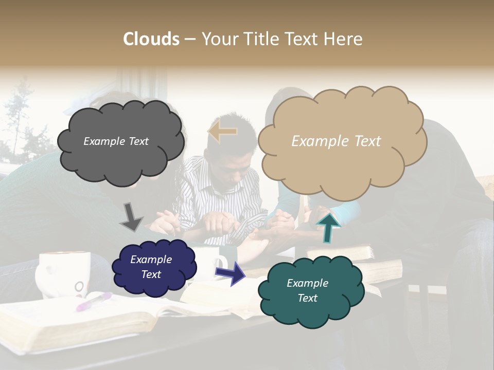 A Panoramic View Of Cincinnati Ohio PowerPoint Template