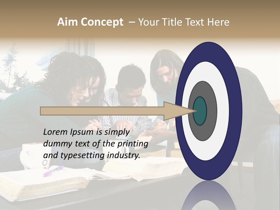 A Panoramic View Of Cincinnati Ohio PowerPoint Template