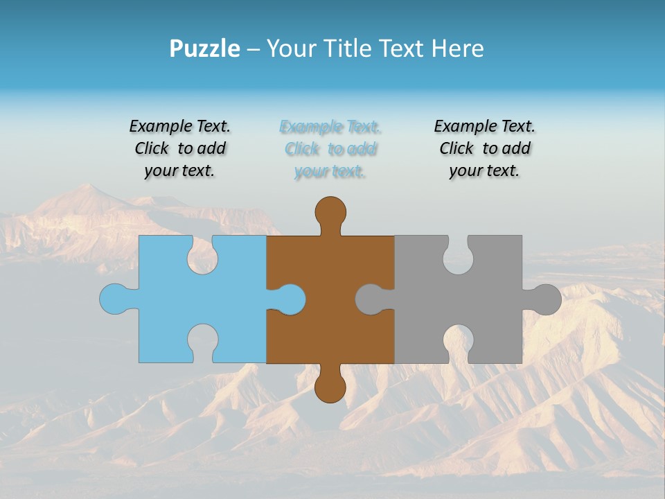 Kitchen With White Island PowerPoint Template