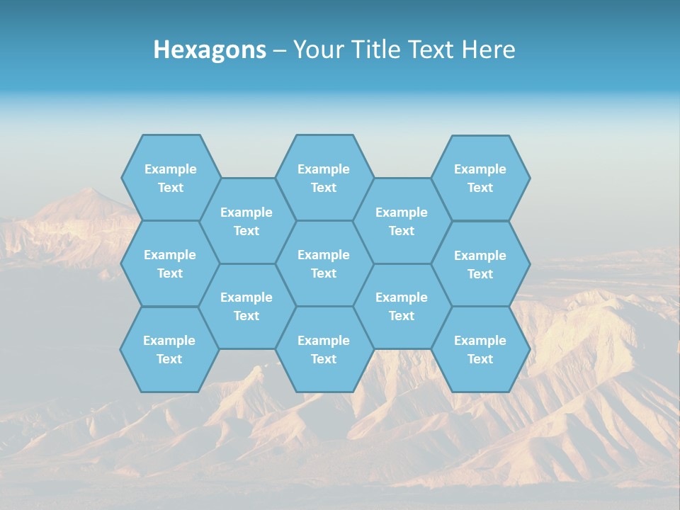 Kitchen With White Island PowerPoint Template