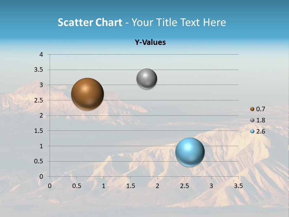 Kitchen With White Island PowerPoint Template