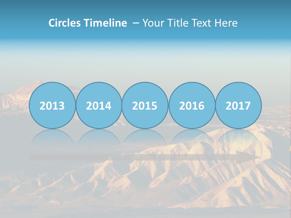 Kitchen With White Island PowerPoint Template