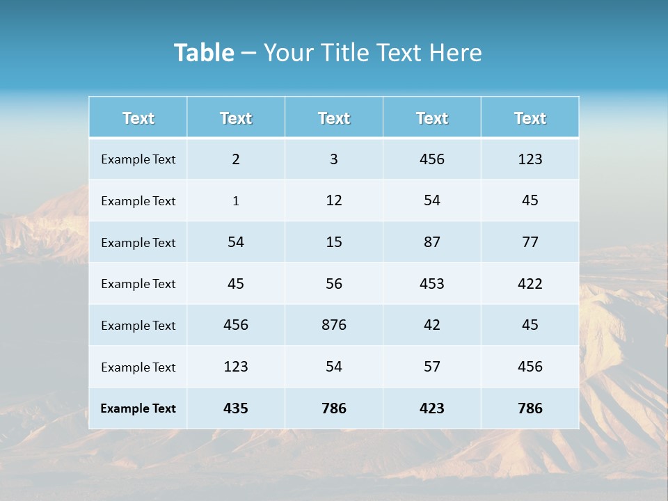 Kitchen With White Island PowerPoint Template