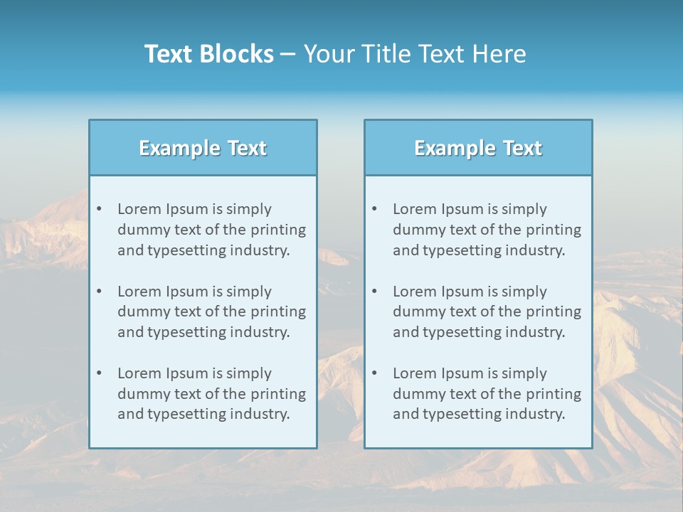 Kitchen With White Island PowerPoint Template