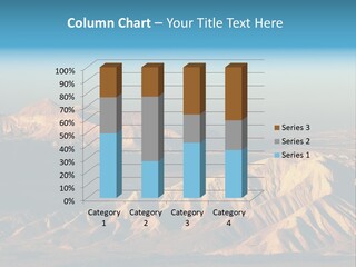 Kitchen With White Island PowerPoint Template