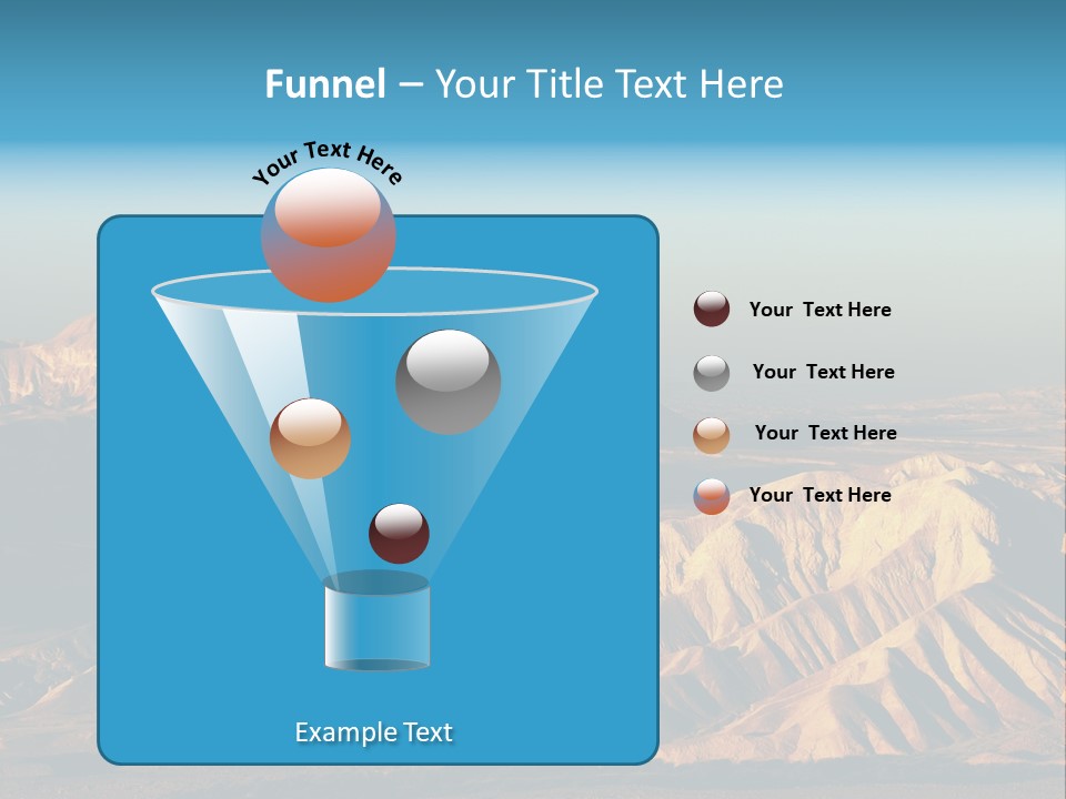 Kitchen With White Island PowerPoint Template