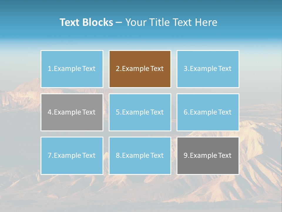 Kitchen With White Island PowerPoint Template