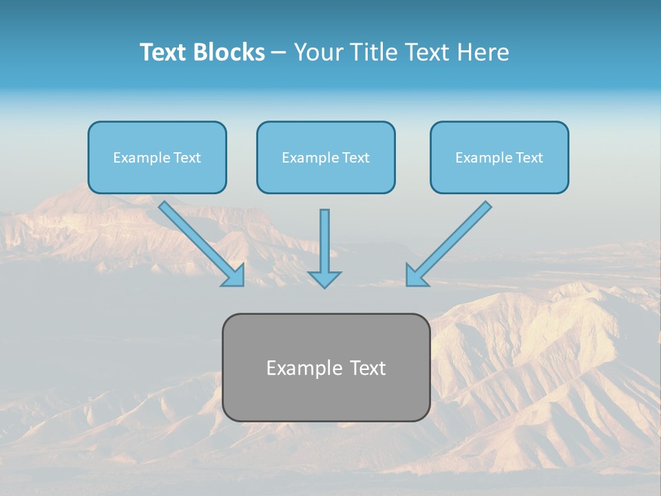 Kitchen With White Island PowerPoint Template