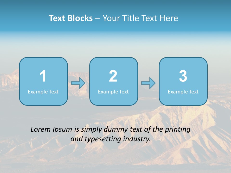 Kitchen With White Island PowerPoint Template