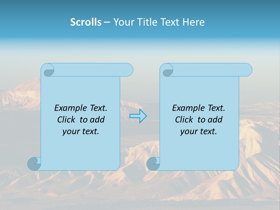Kitchen With White Island PowerPoint Template