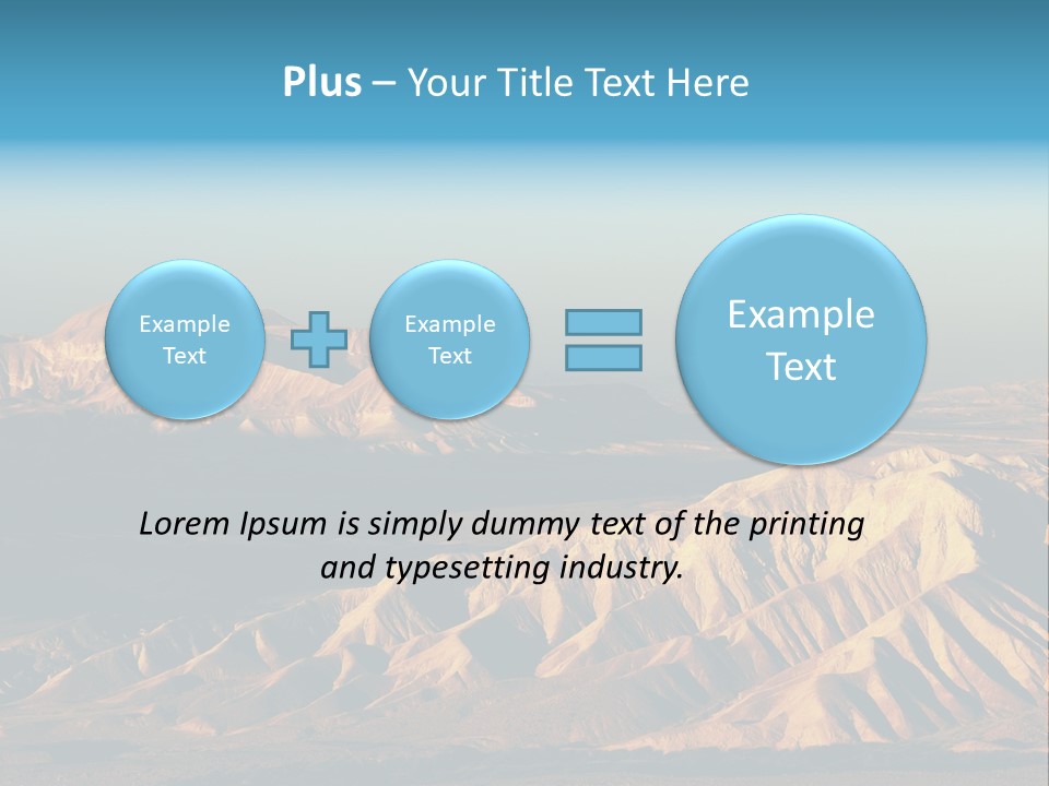 Kitchen With White Island PowerPoint Template
