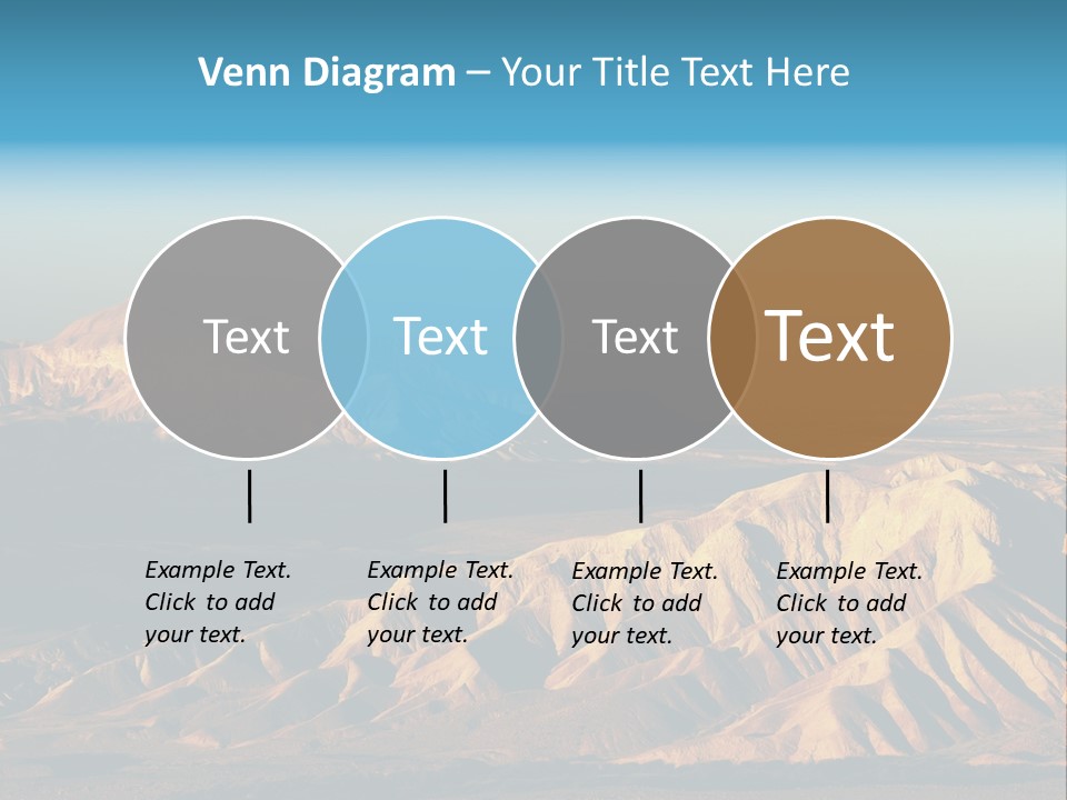Kitchen With White Island PowerPoint Template
