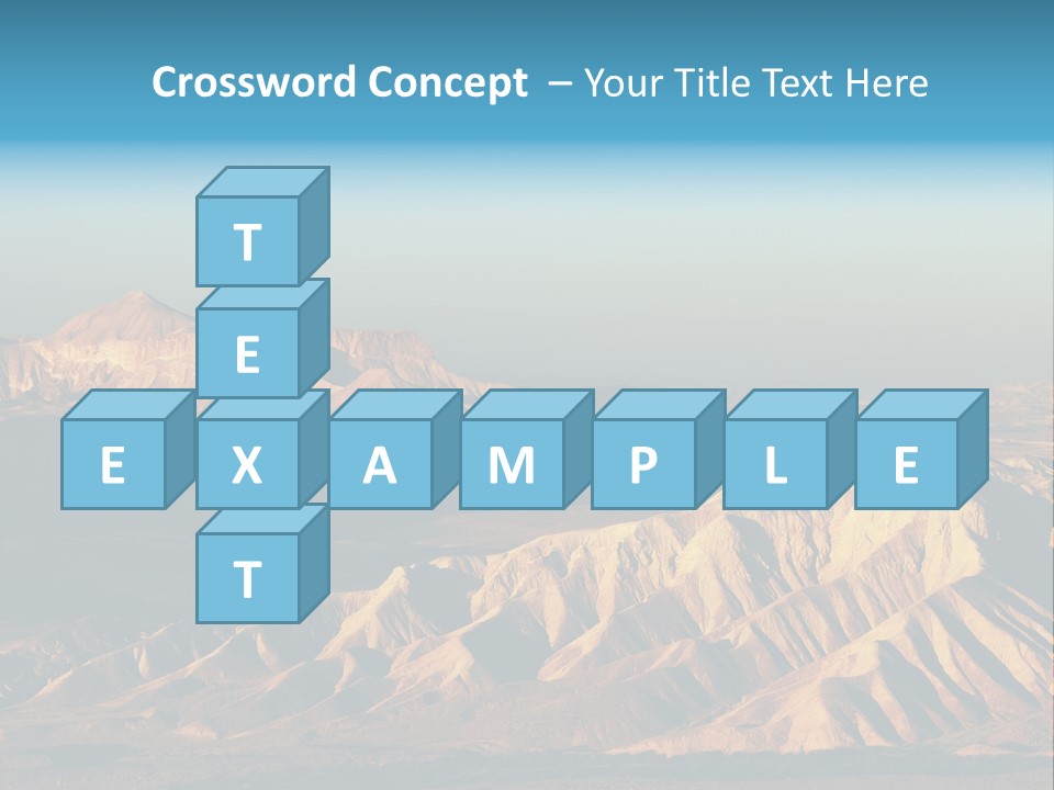 Kitchen With White Island PowerPoint Template