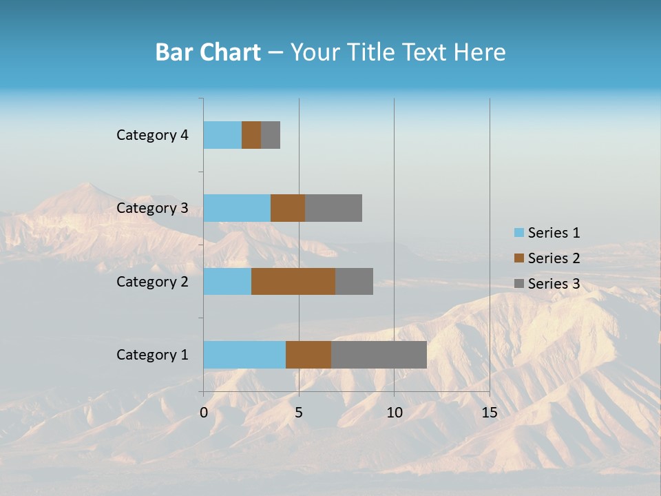 Kitchen With White Island PowerPoint Template