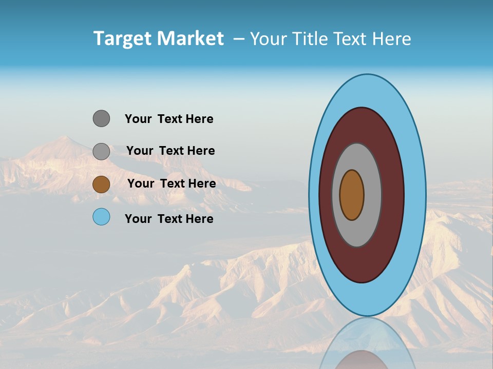 Kitchen With White Island PowerPoint Template