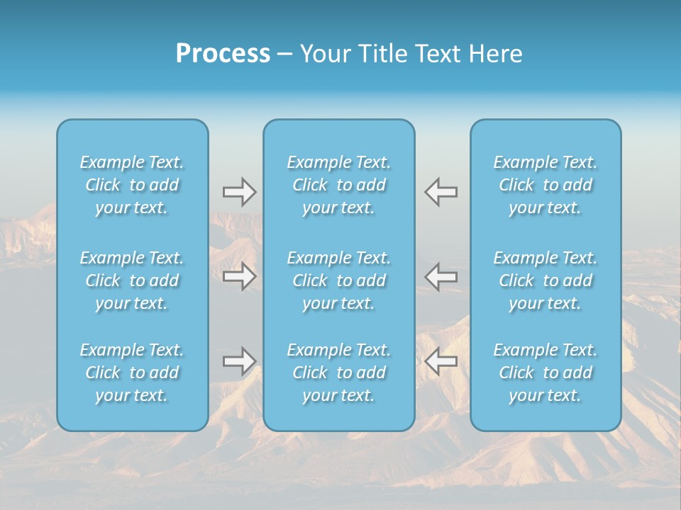 Kitchen With White Island PowerPoint Template