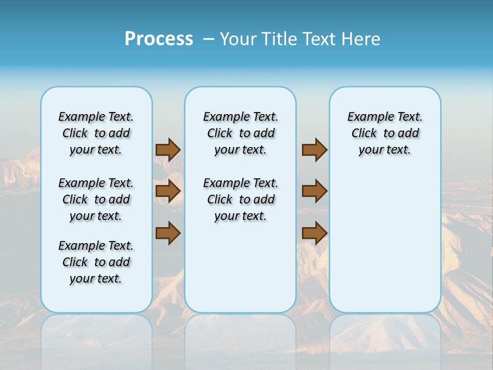 Kitchen With White Island PowerPoint Template