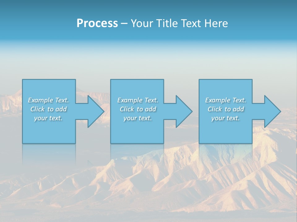 Kitchen With White Island PowerPoint Template