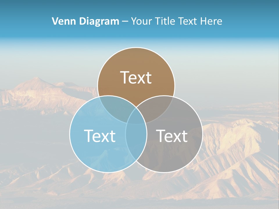 Kitchen With White Island PowerPoint Template