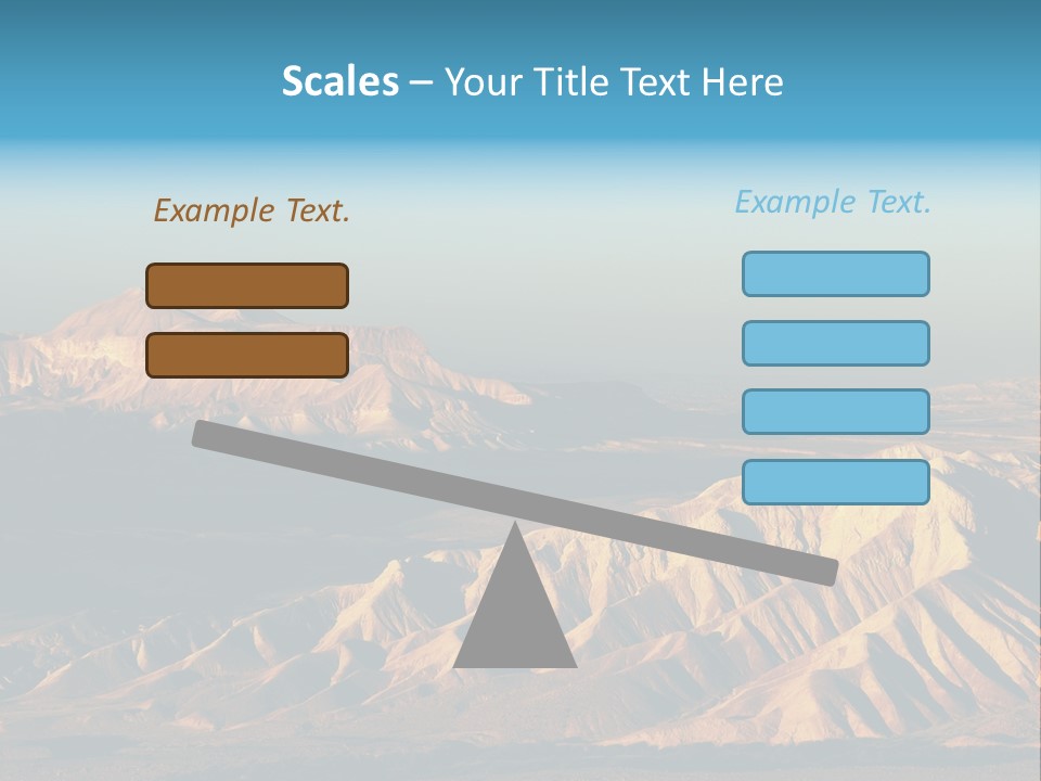 Kitchen With White Island PowerPoint Template