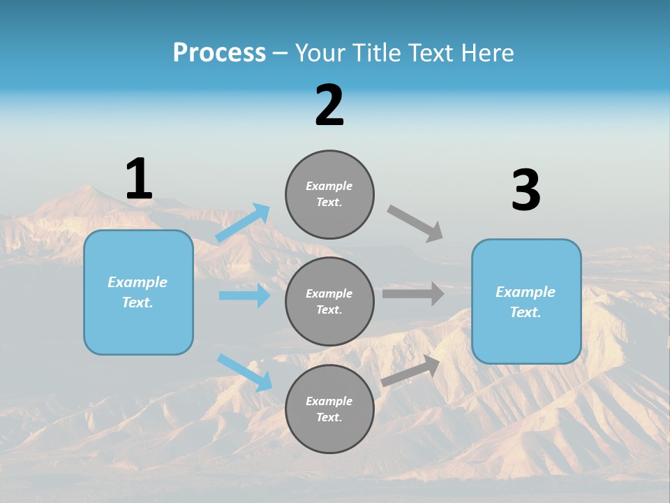 Kitchen With White Island PowerPoint Template